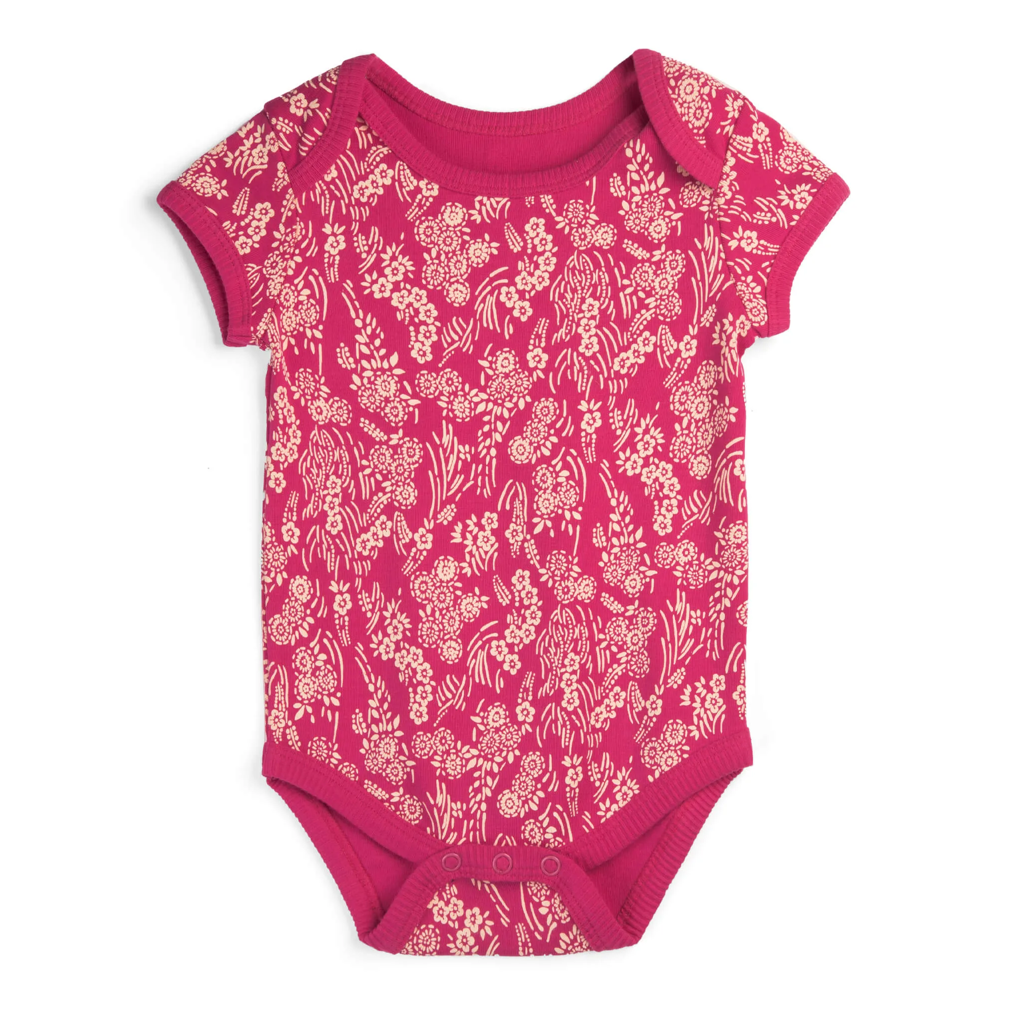 100% Organic Cotton Short Sleeve Baby Bodysuits