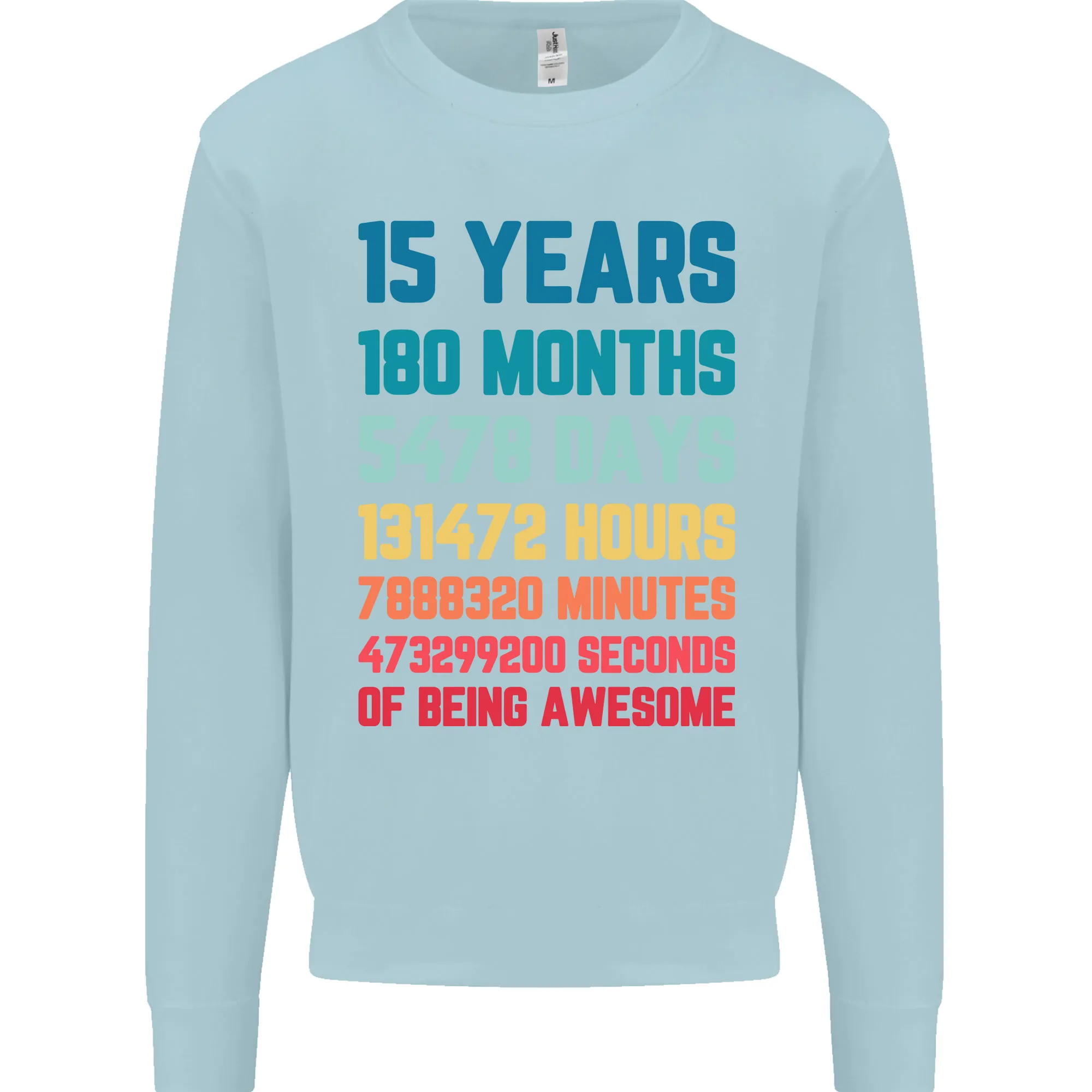 15th Birthday 15 Year Old Kids Sweatshirt Jumper