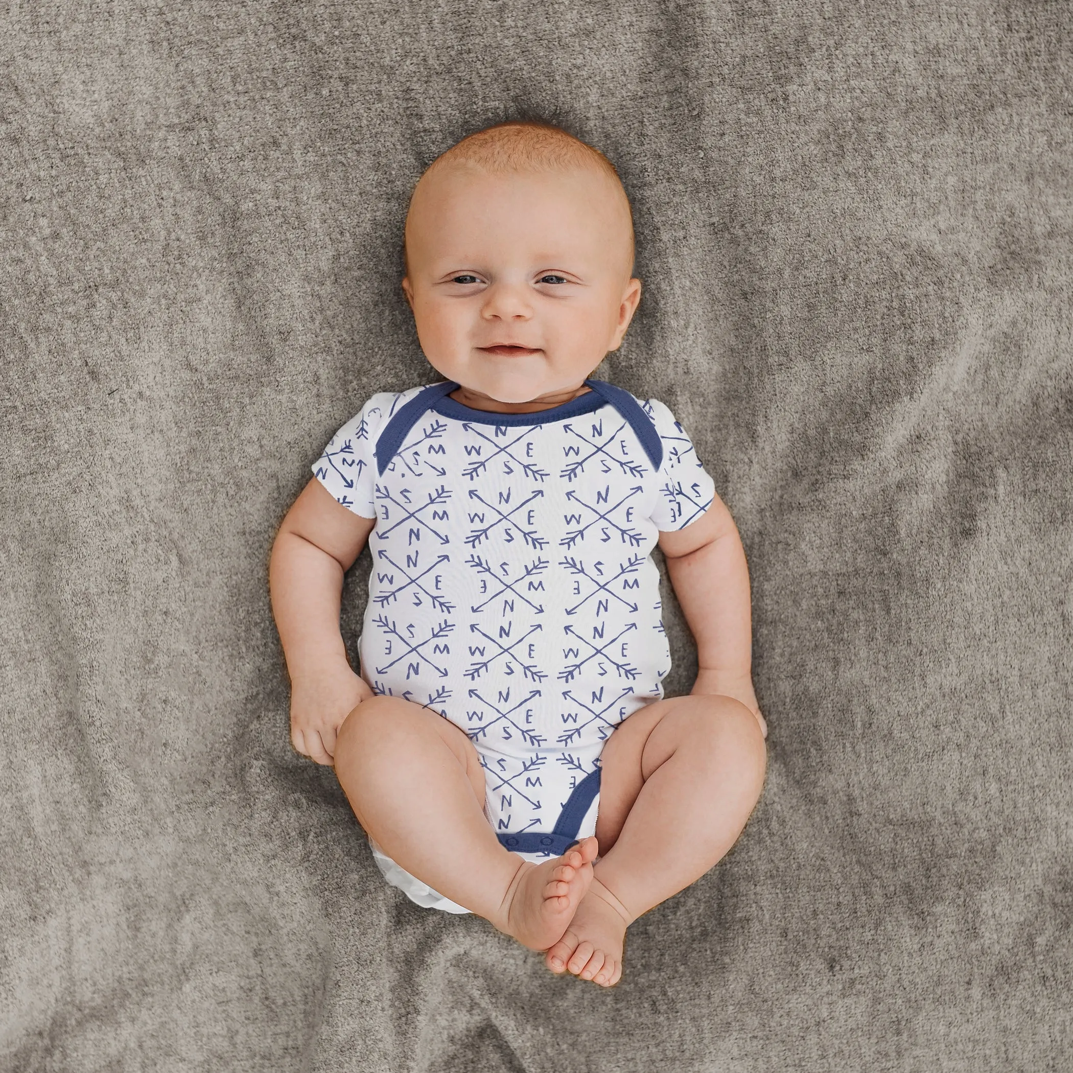 3-Pack Organic Cotton Short Sleeve Bodysuits