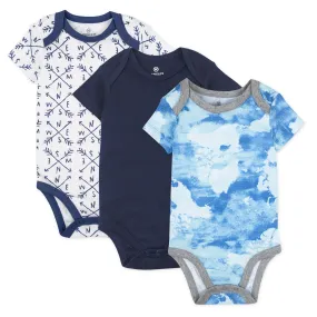 3-Pack Organic Cotton Short Sleeve Bodysuits