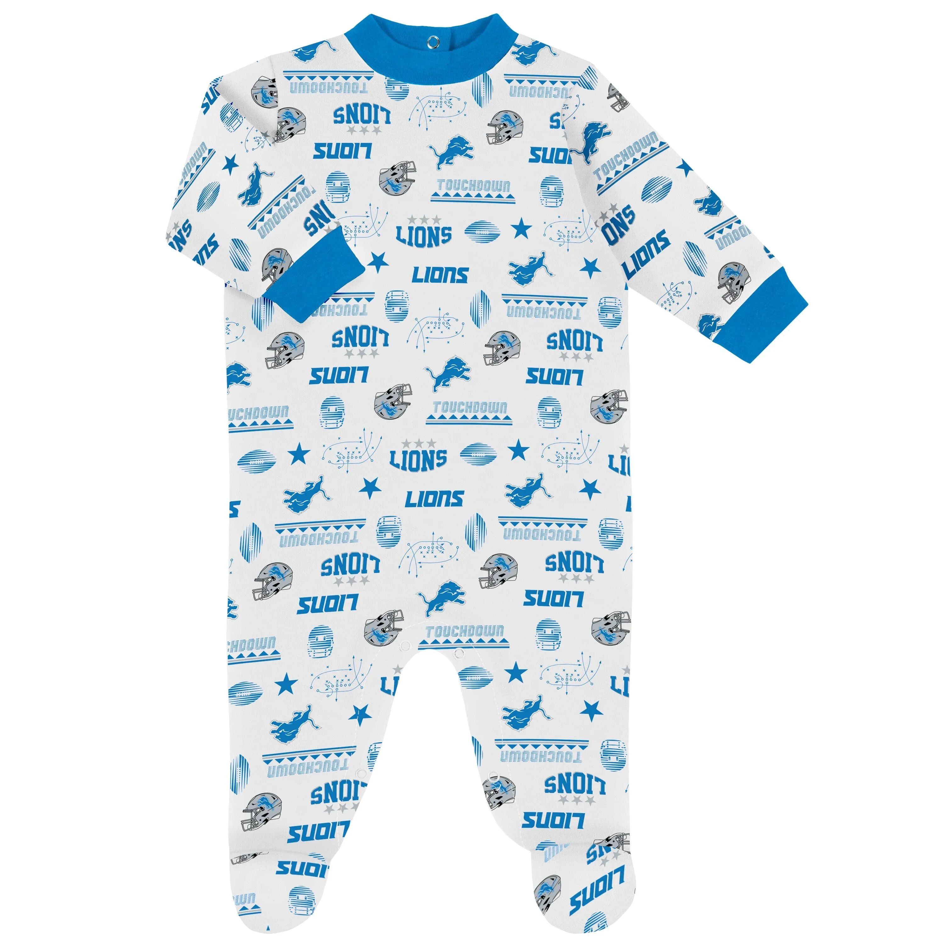 3-Piece Baby Boys Detroit Lions Bodysuit, Sleep 'N Play, and Cap Set