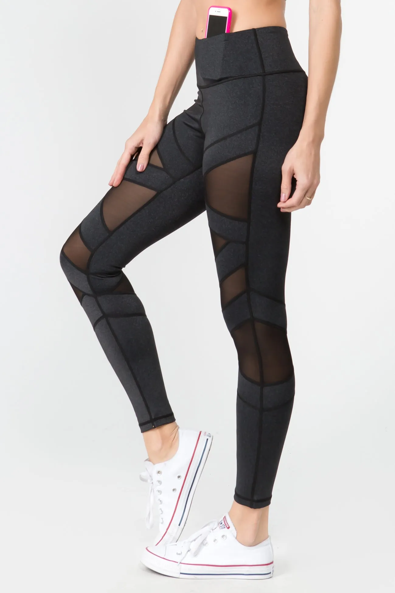 Active Hit or Mesh Leggings with Pocket