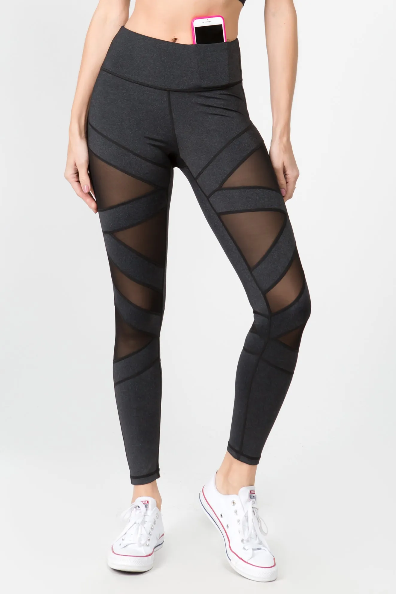 Active Hit or Mesh Leggings with Pocket