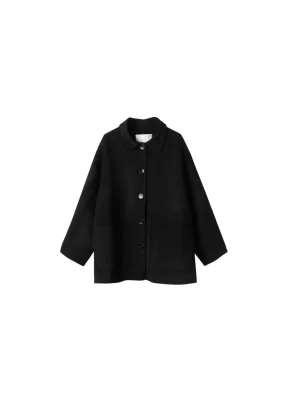 Adrift Double Shacket - Jet Black