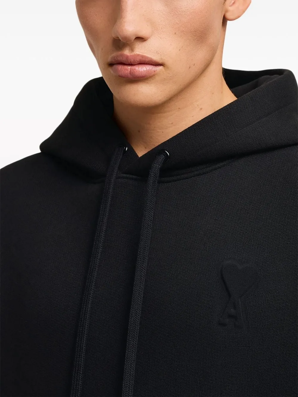 AMI - ADC Embossed Hoodie Black