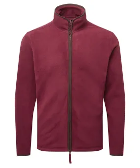 Artisan fleece jacket | Burgundy/Brown