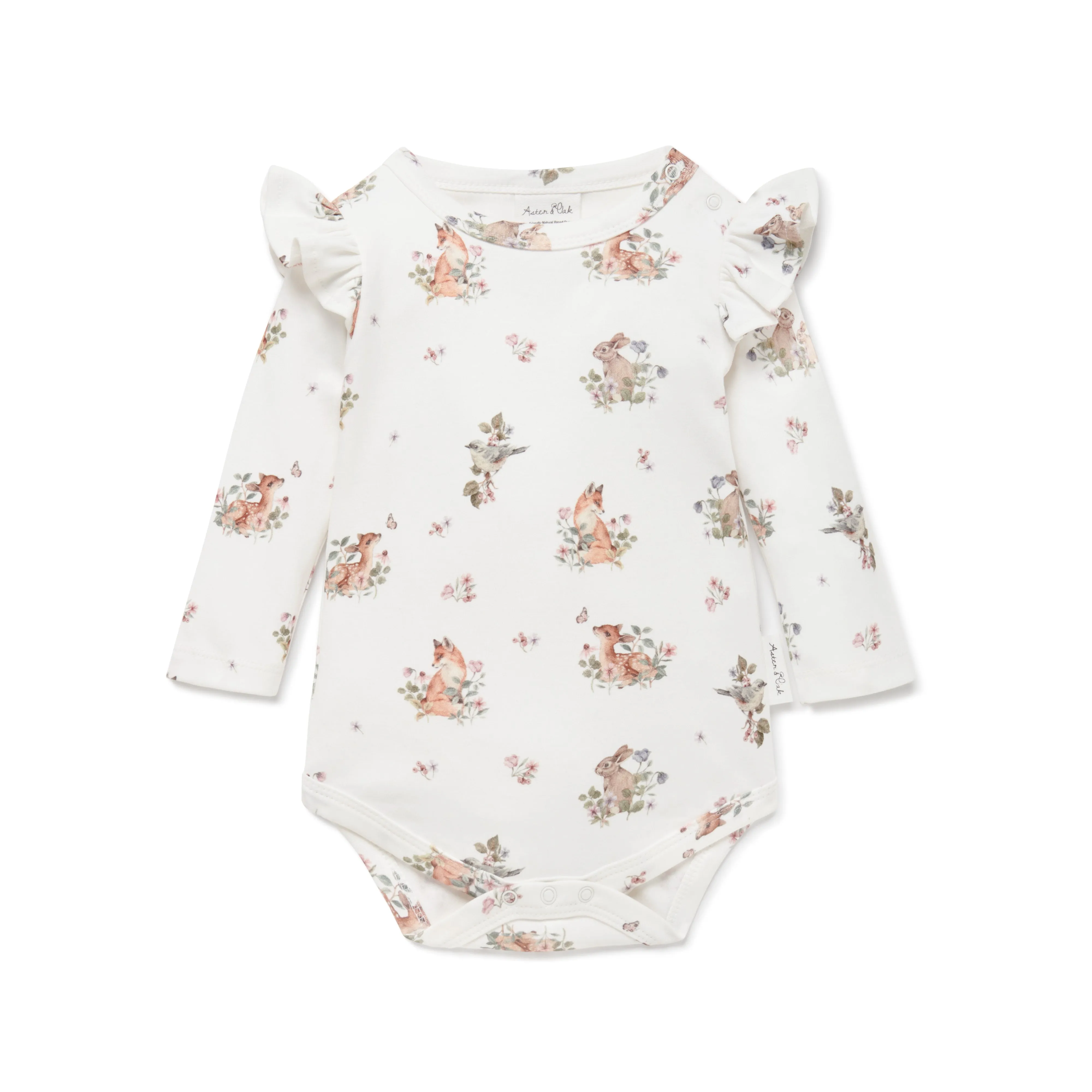 Aster and Oak Vintage Meadow Flutter Onesie