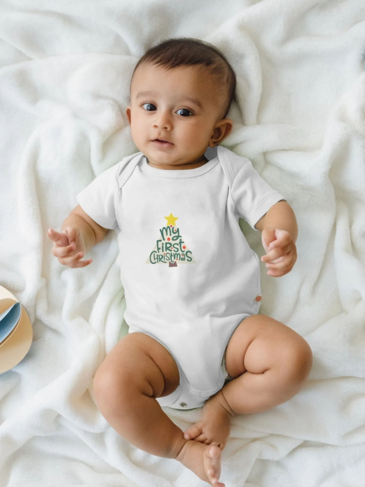 Baby Bamboo Bodysuit Christmas Joy