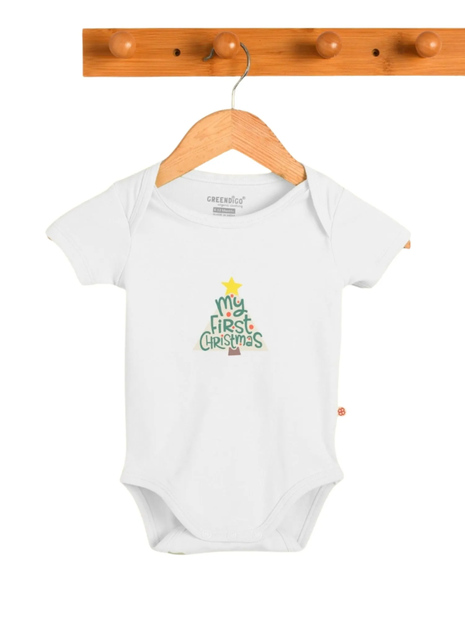 Baby Bamboo Bodysuit Christmas Joy