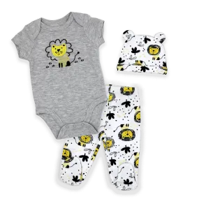 Baby Boy's Footed Jogger Set - Lion