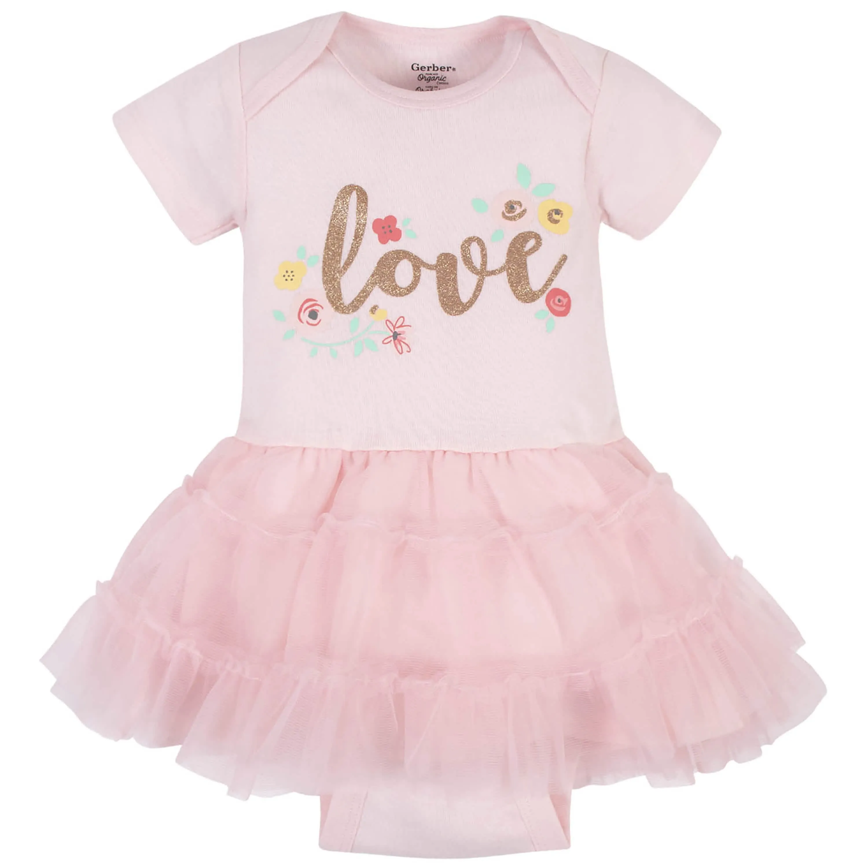 Baby Girls Love You Tutu Onesies® Bodysuit