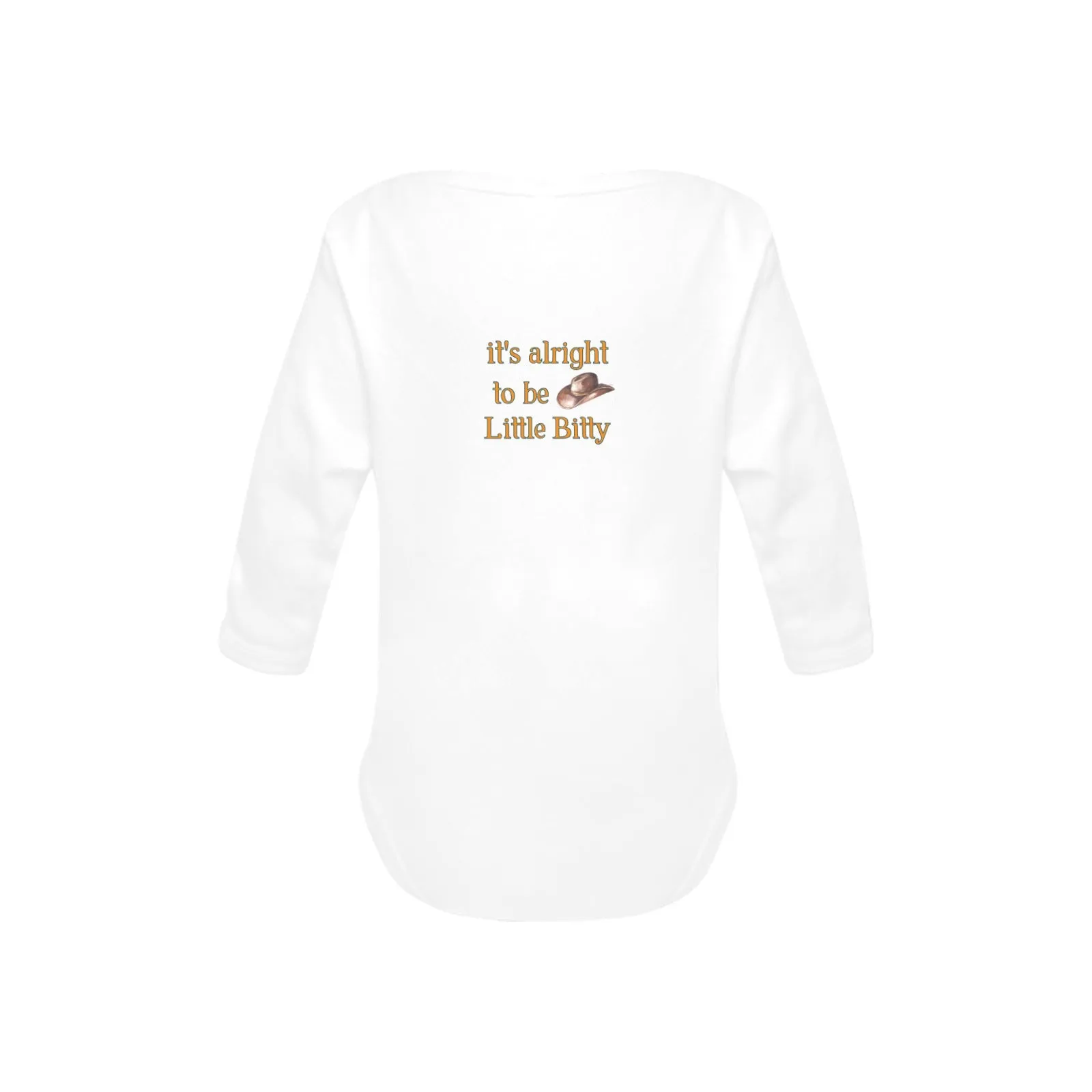 Baby Highland Cow Little Bitty Long Sleeve Bodysuit