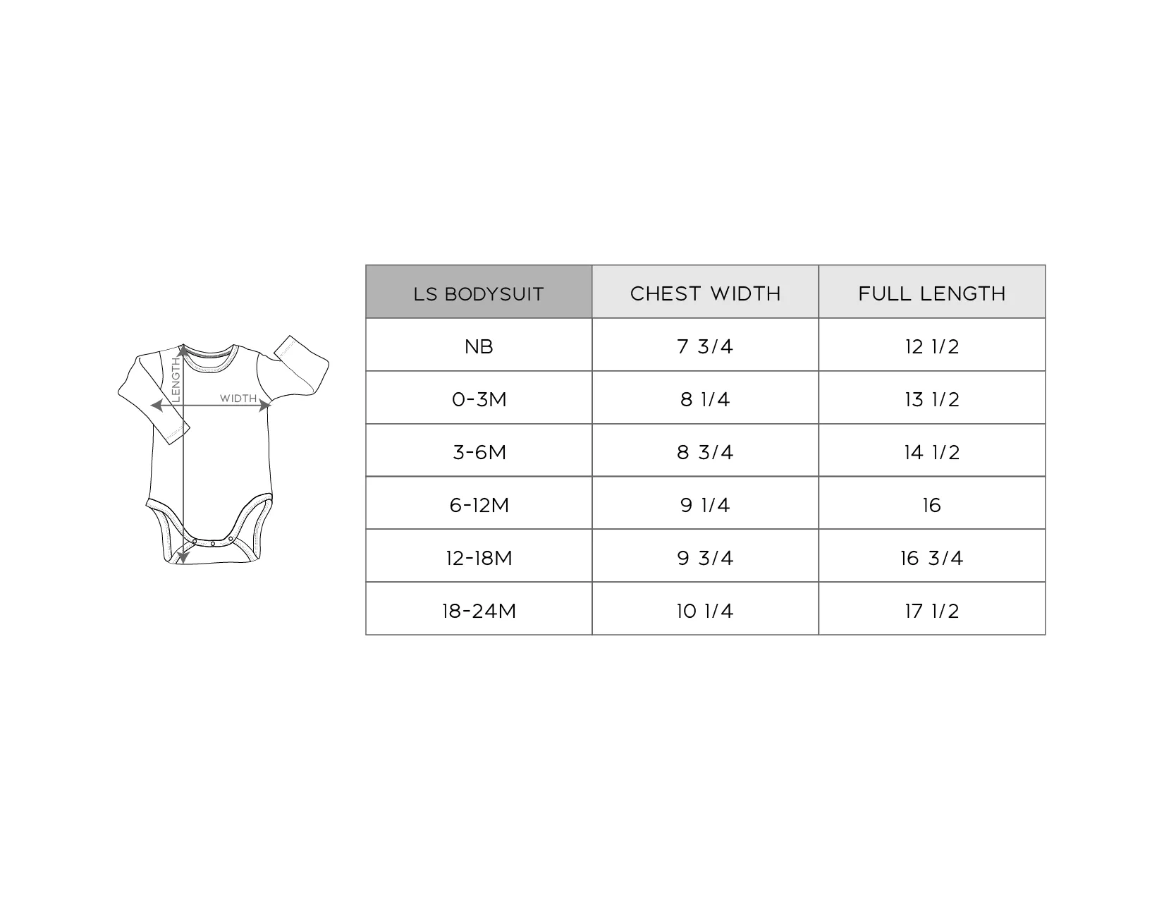 Baby Long Sleeve Bodysuit