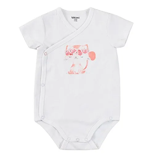 Baby Short Sleeve Bodysuit With Short and Bib 3 Pieces Set