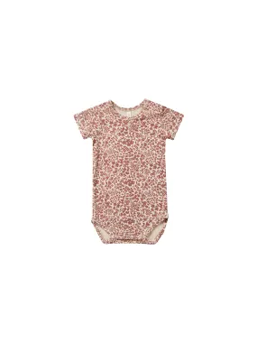 Bamboo Short Sleeve Bodysuit | Flower Field