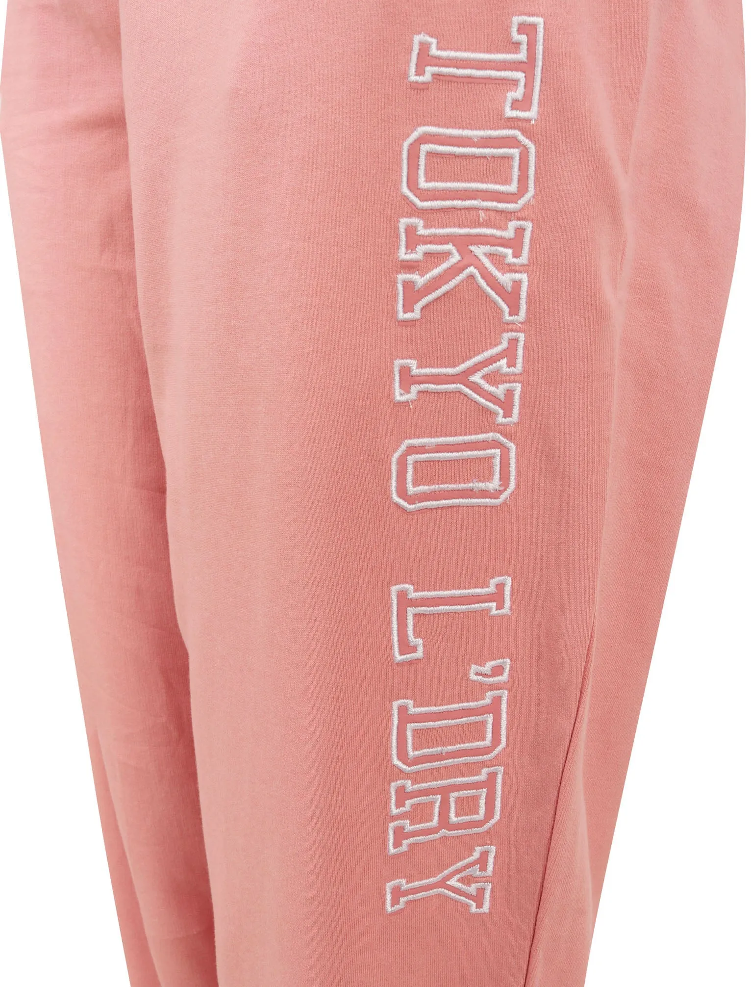 Banya Loopback Fleece Cuffed Joggers in Bridal Rose - Tokyo Laundry