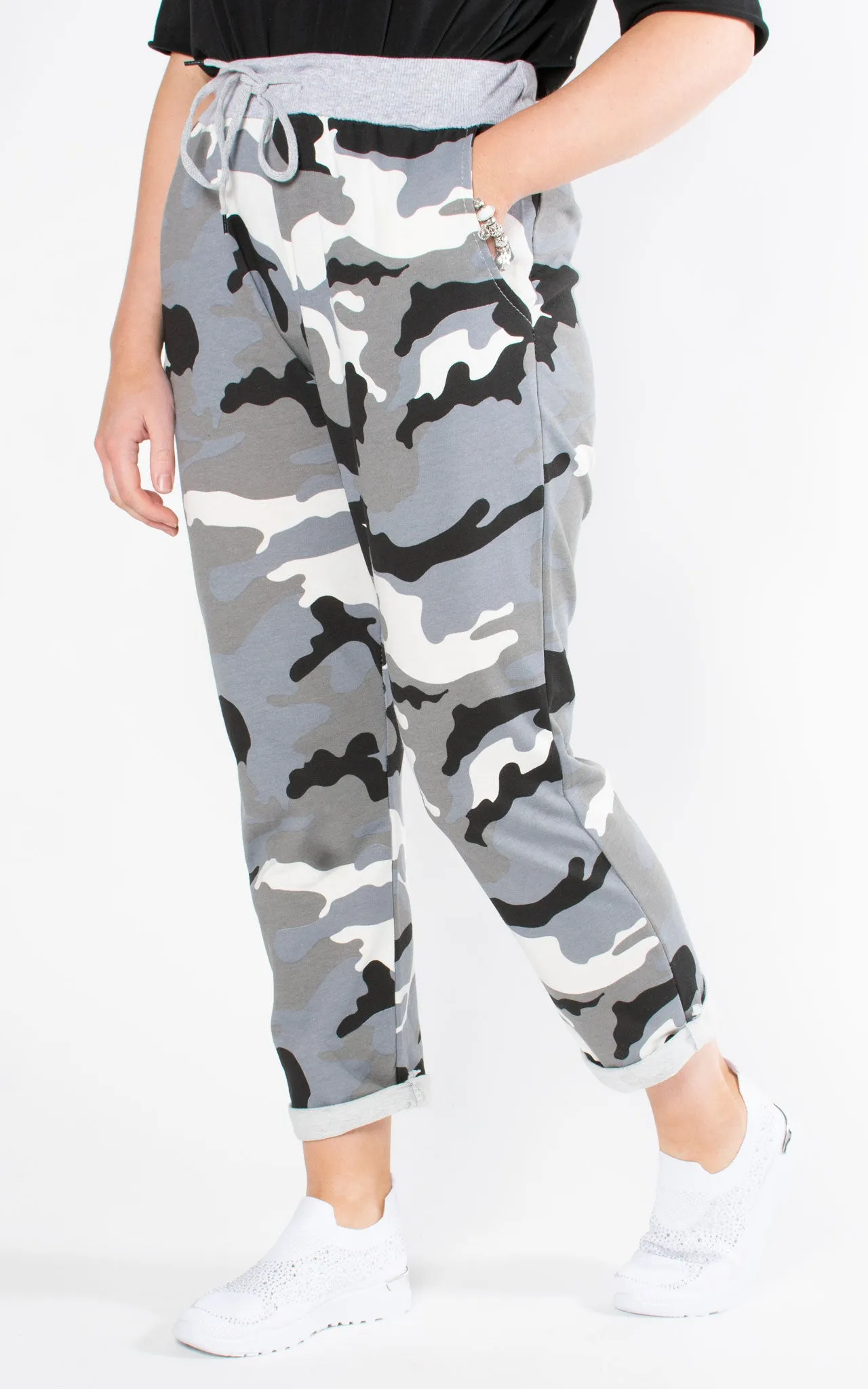 Basic Jogger | Grey Camo