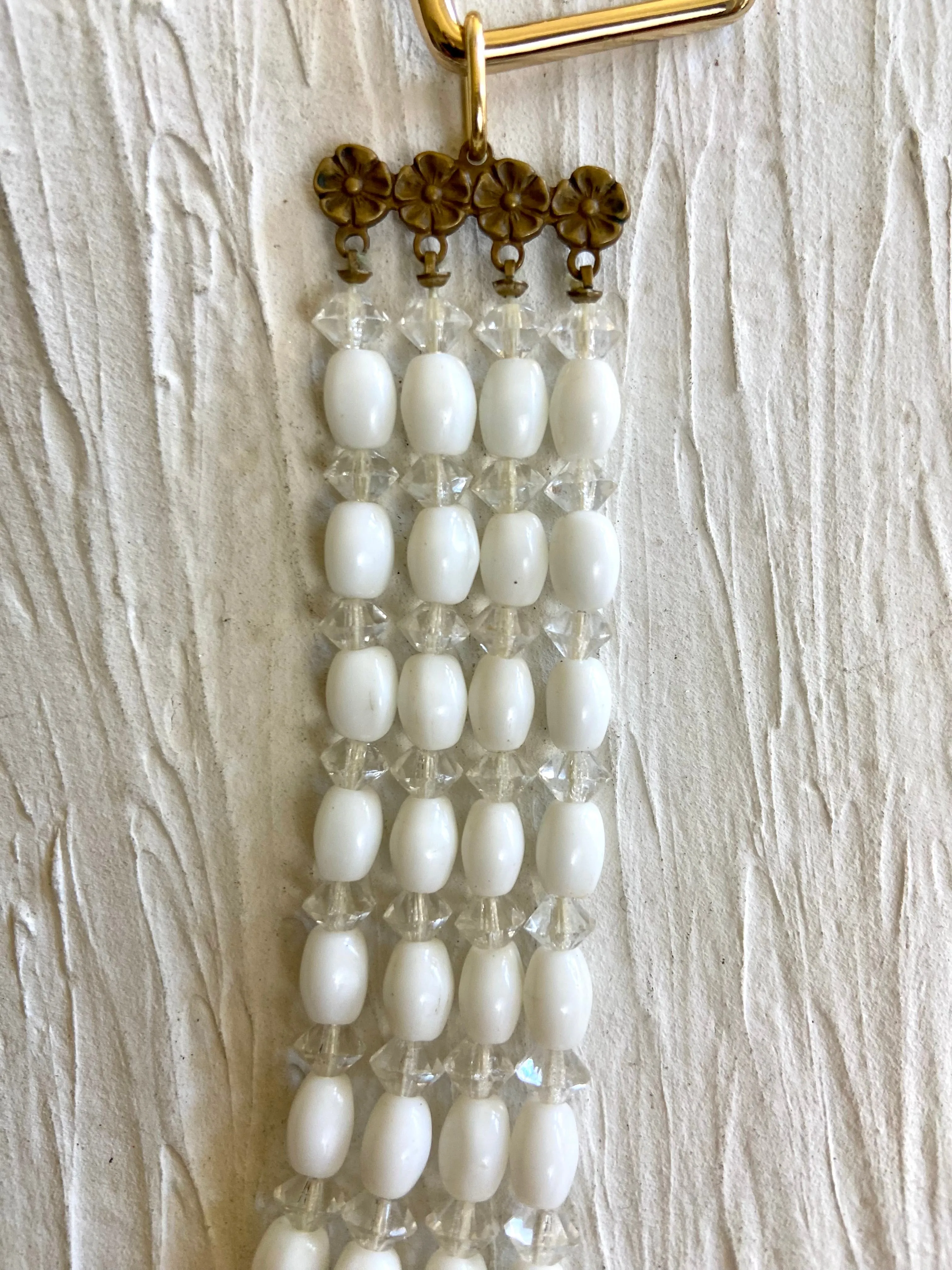 Beads layered belt