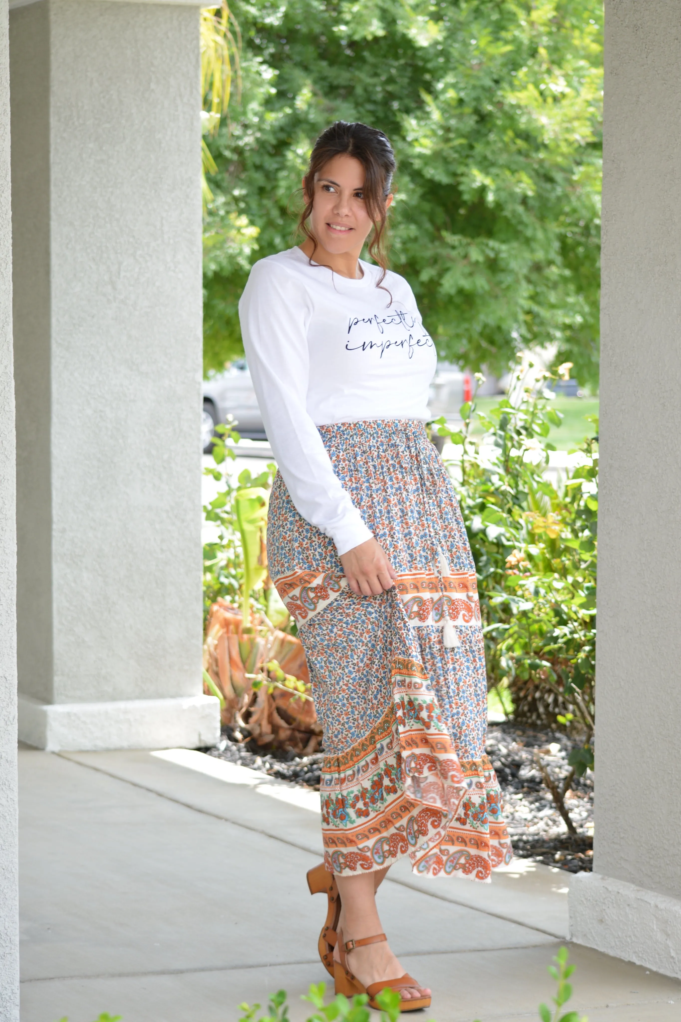 Belen Boho Maxi Skirt