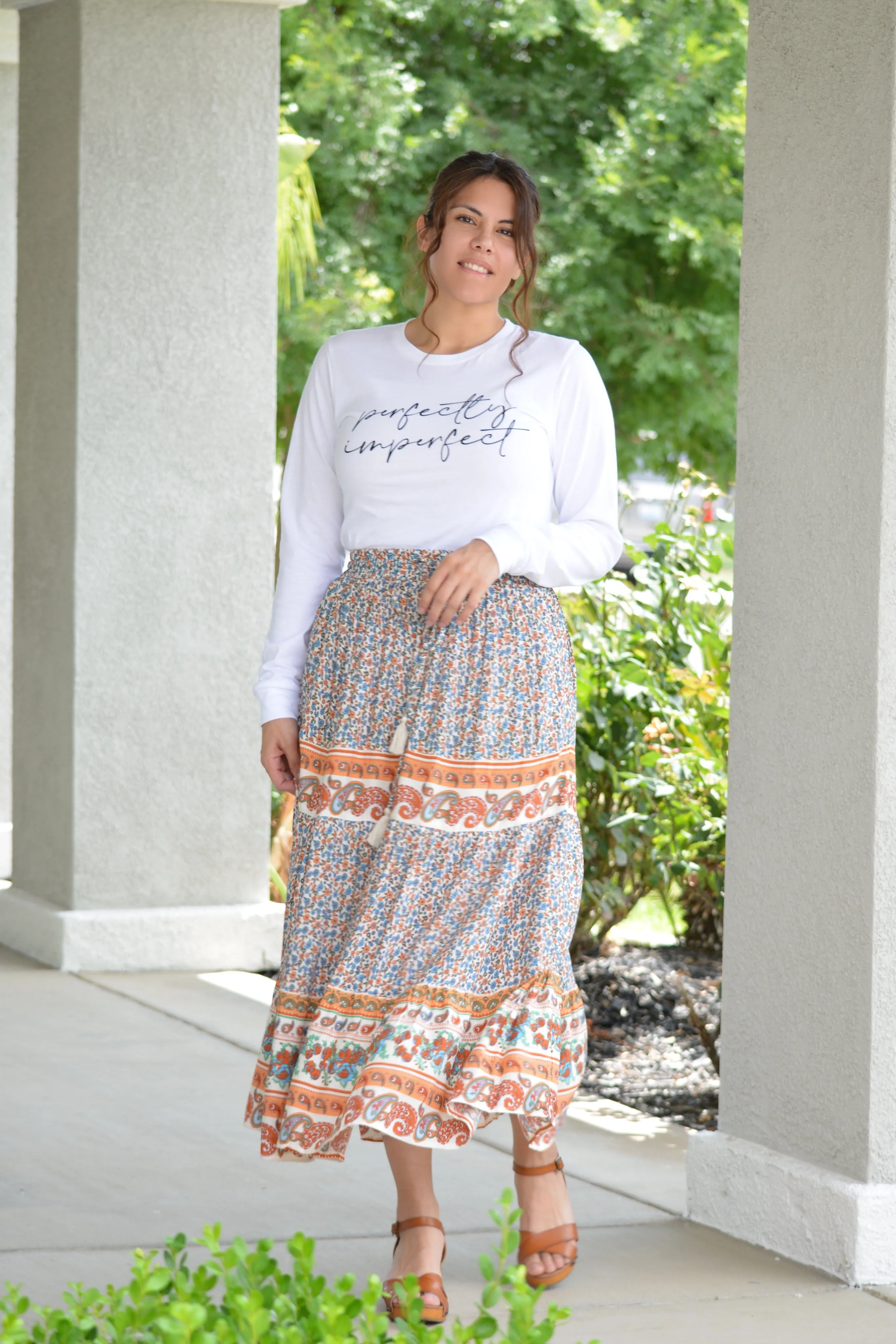 Belen Boho Maxi Skirt