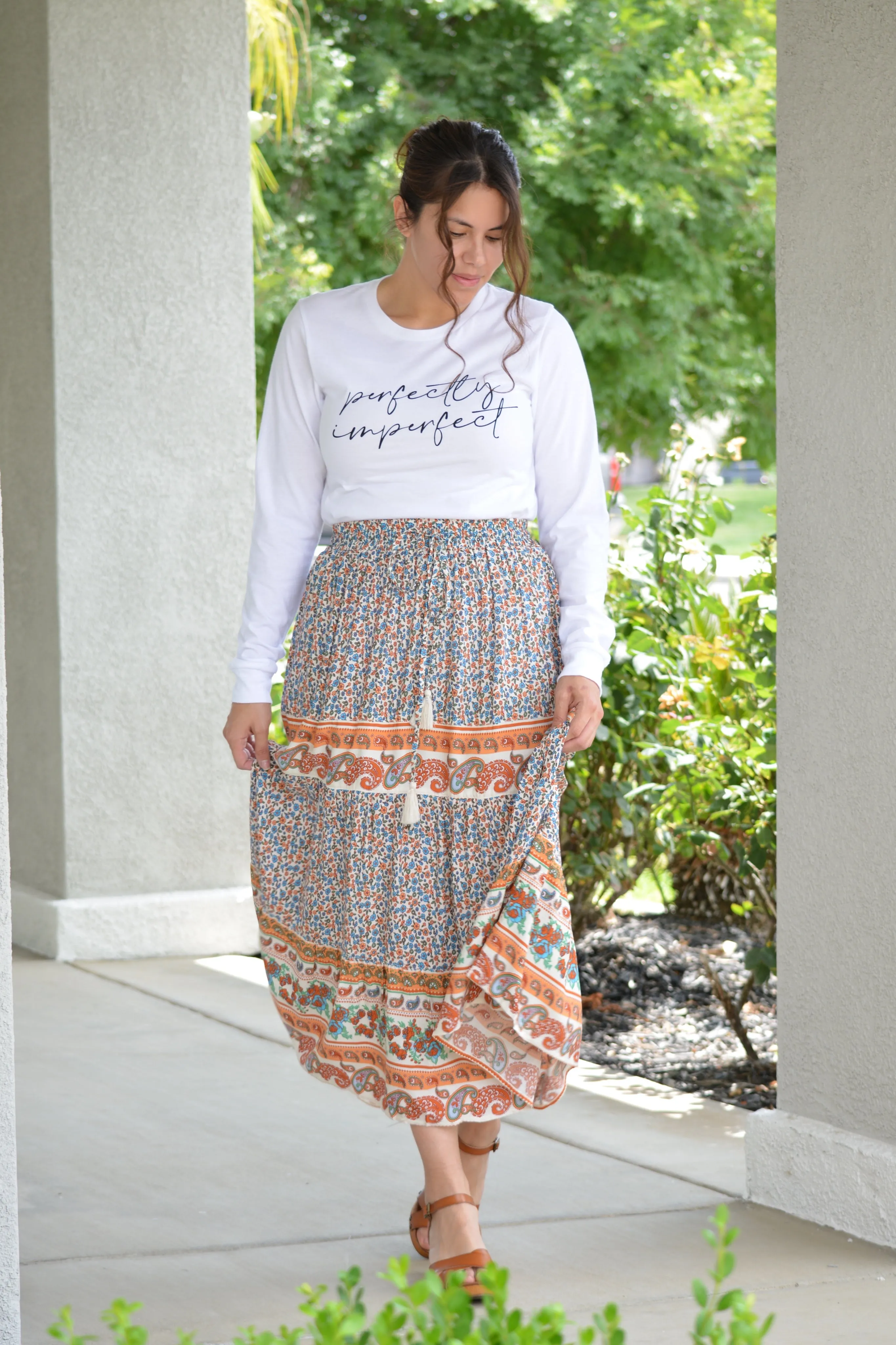 Belen Boho Maxi Skirt