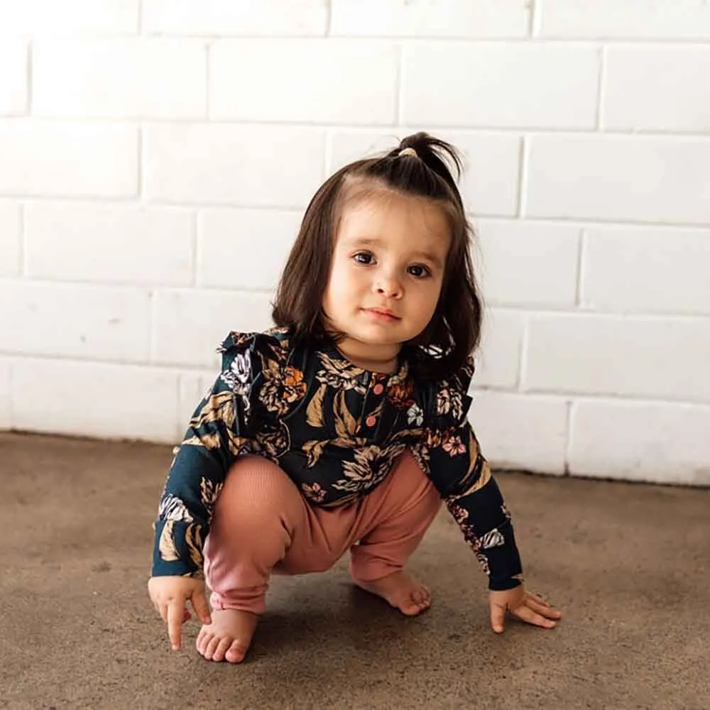 Belle Long Sleeve Organic Bodysuit