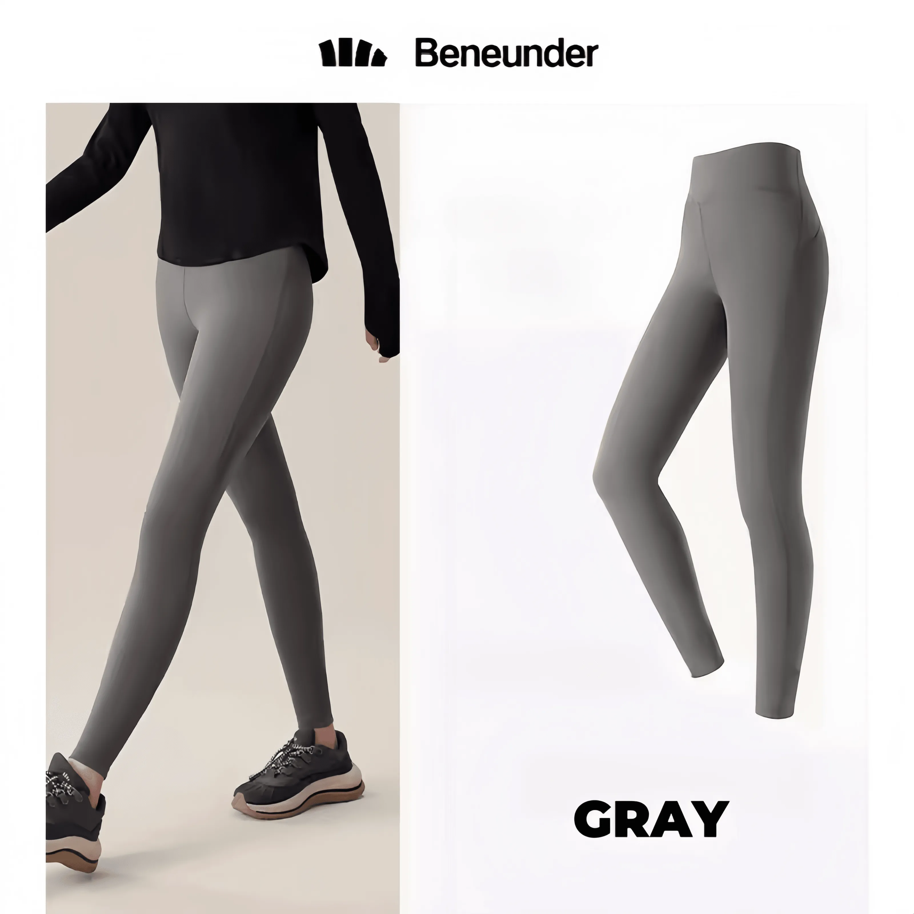 BENEUNDER Leggings for Women Gym Workout Lounge High Waisted Shaping Bottoms uttery Soft Yoga Pants