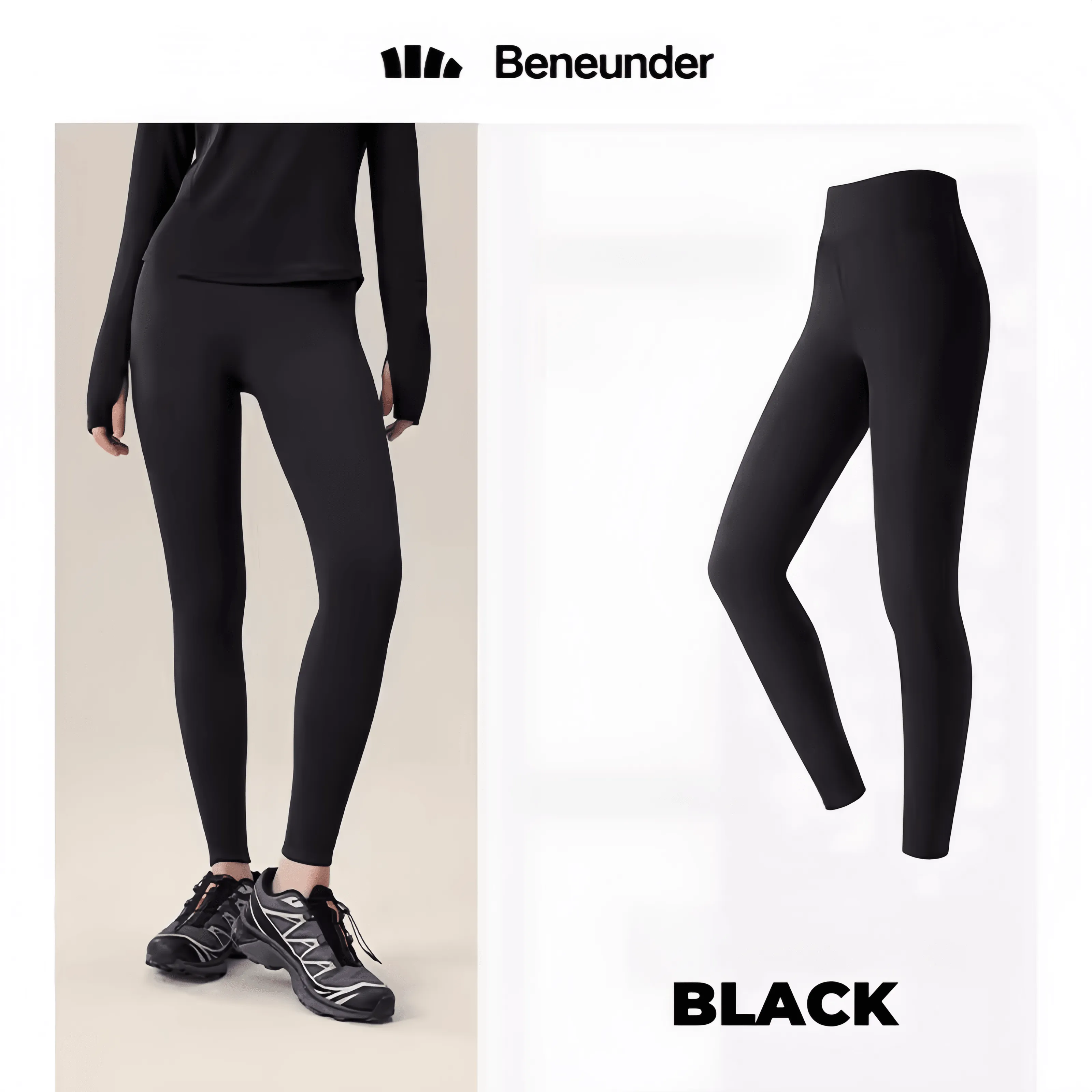 BENEUNDER Leggings for Women Gym Workout Lounge High Waisted Shaping Bottoms uttery Soft Yoga Pants