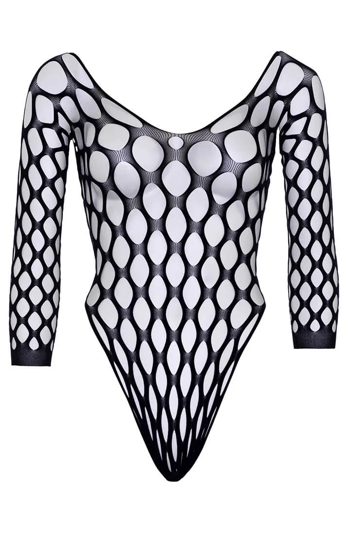 Black cut-out bodysuit - Cut Me Some Love