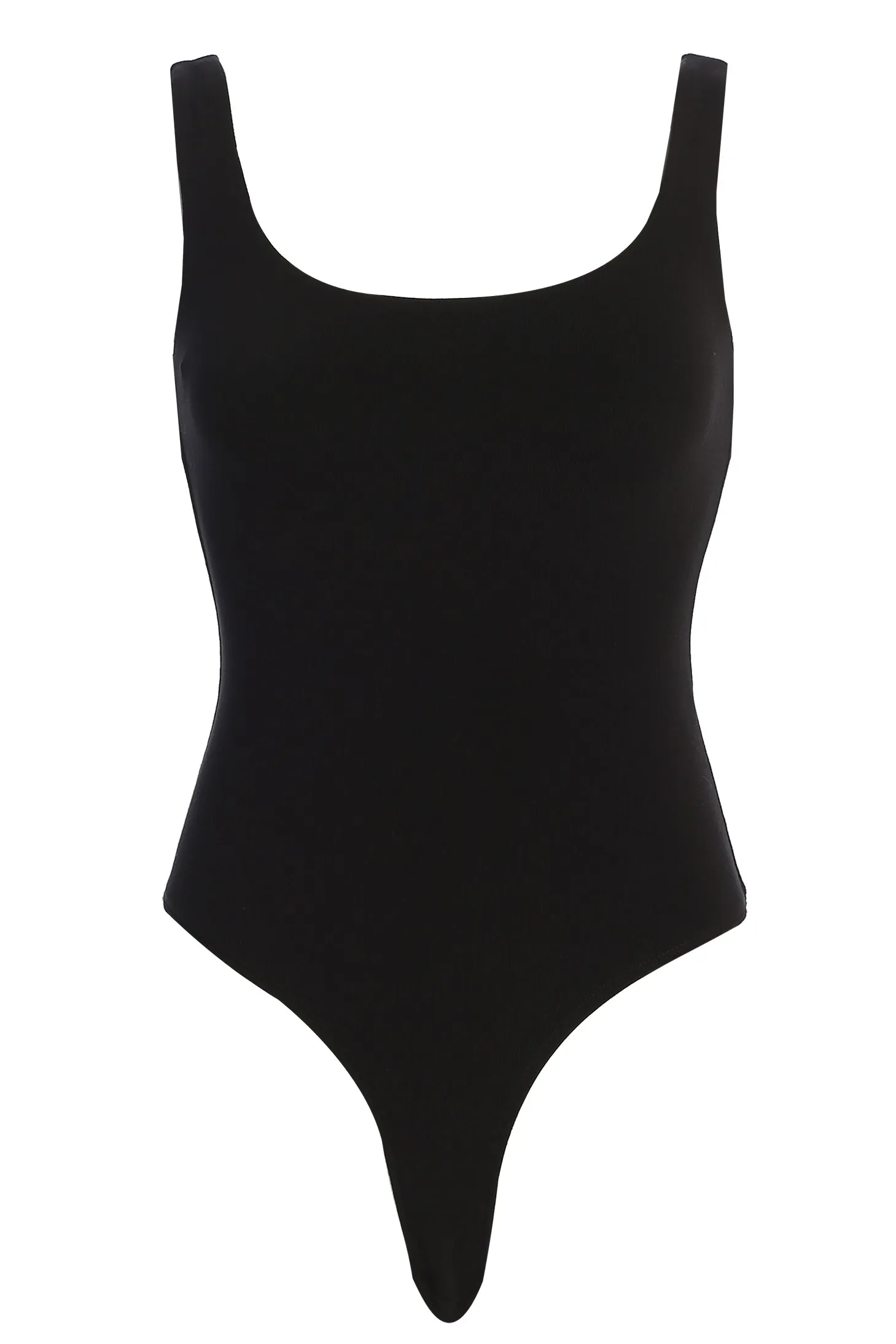 Black Feel Good Tank Bodysuit