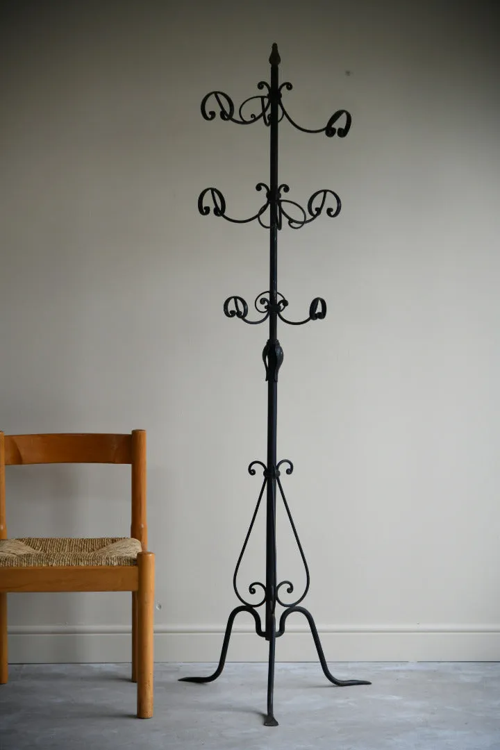 Black Metal Coat Stand