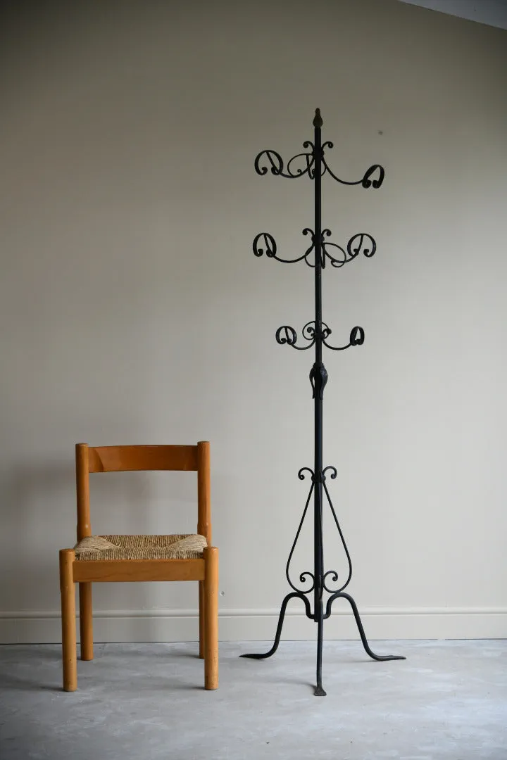 Black Metal Coat Stand