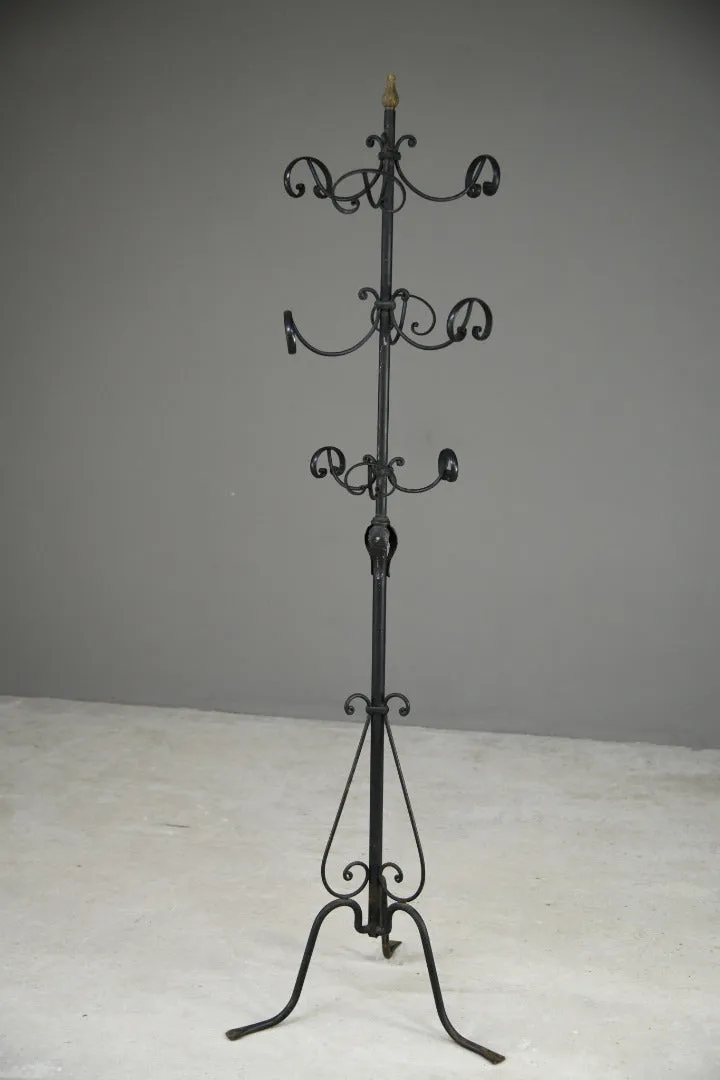 Black Metal Coat Stand