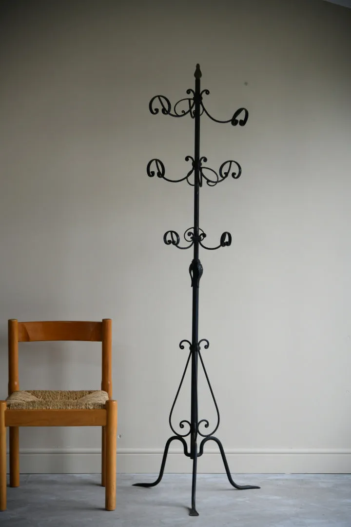 Black Metal Coat Stand