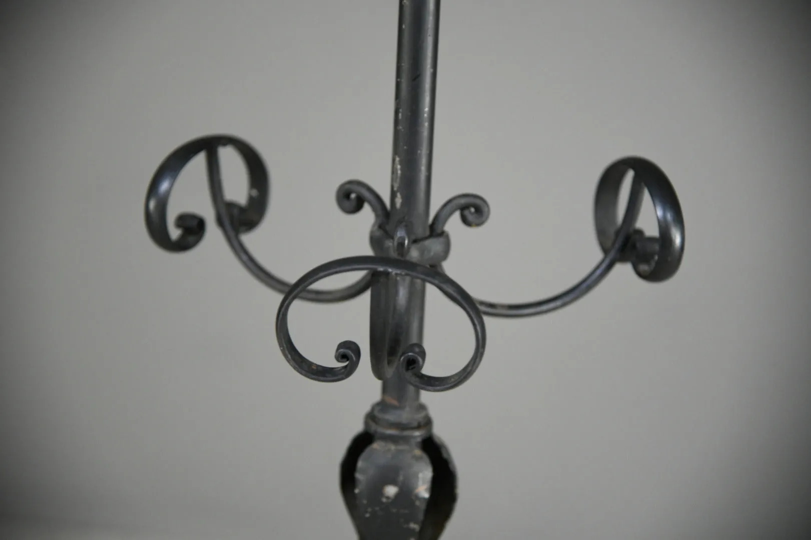 Black Metal Coat Stand