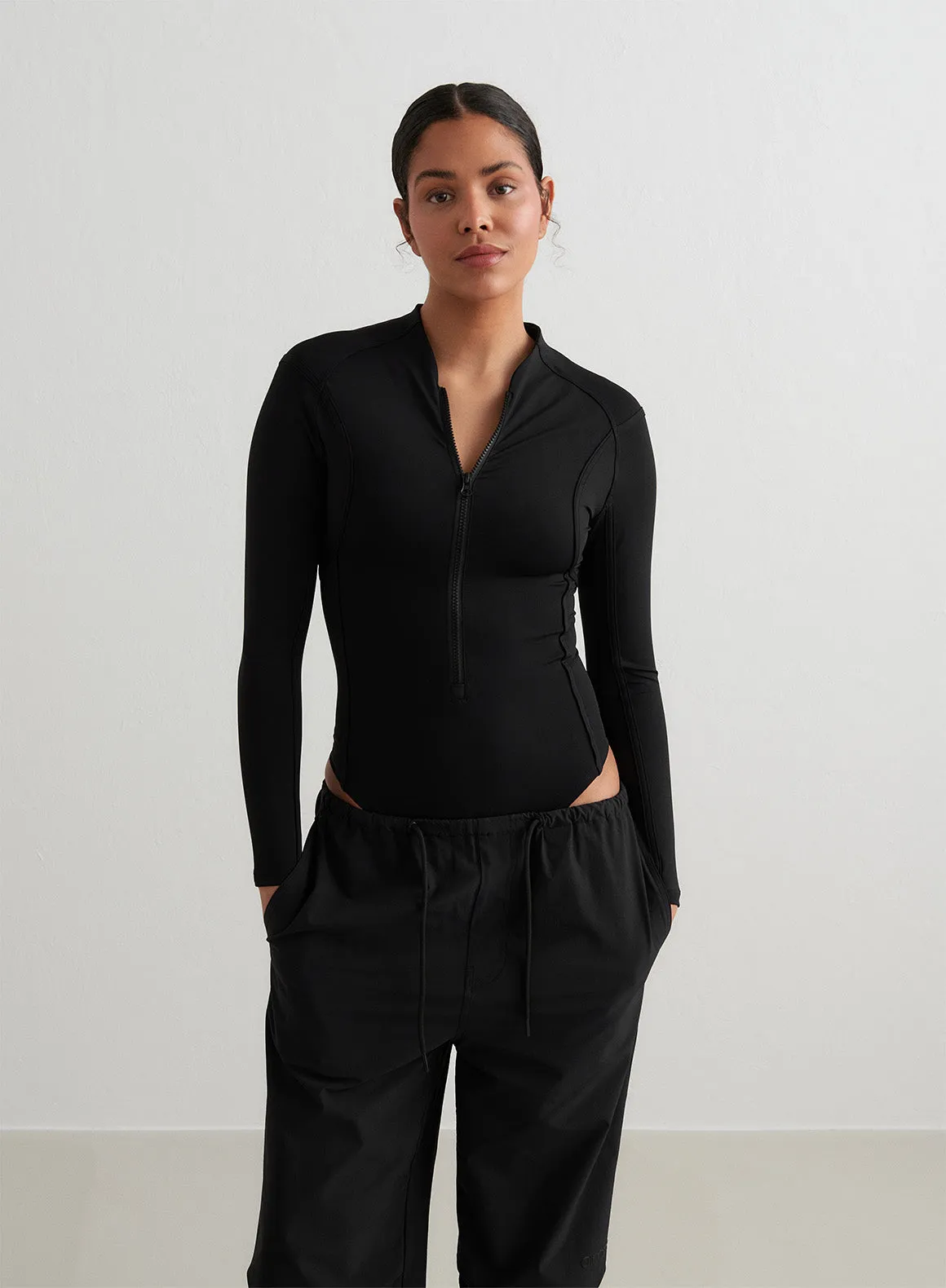 Black Sculpting Hero Long Sleeve Body