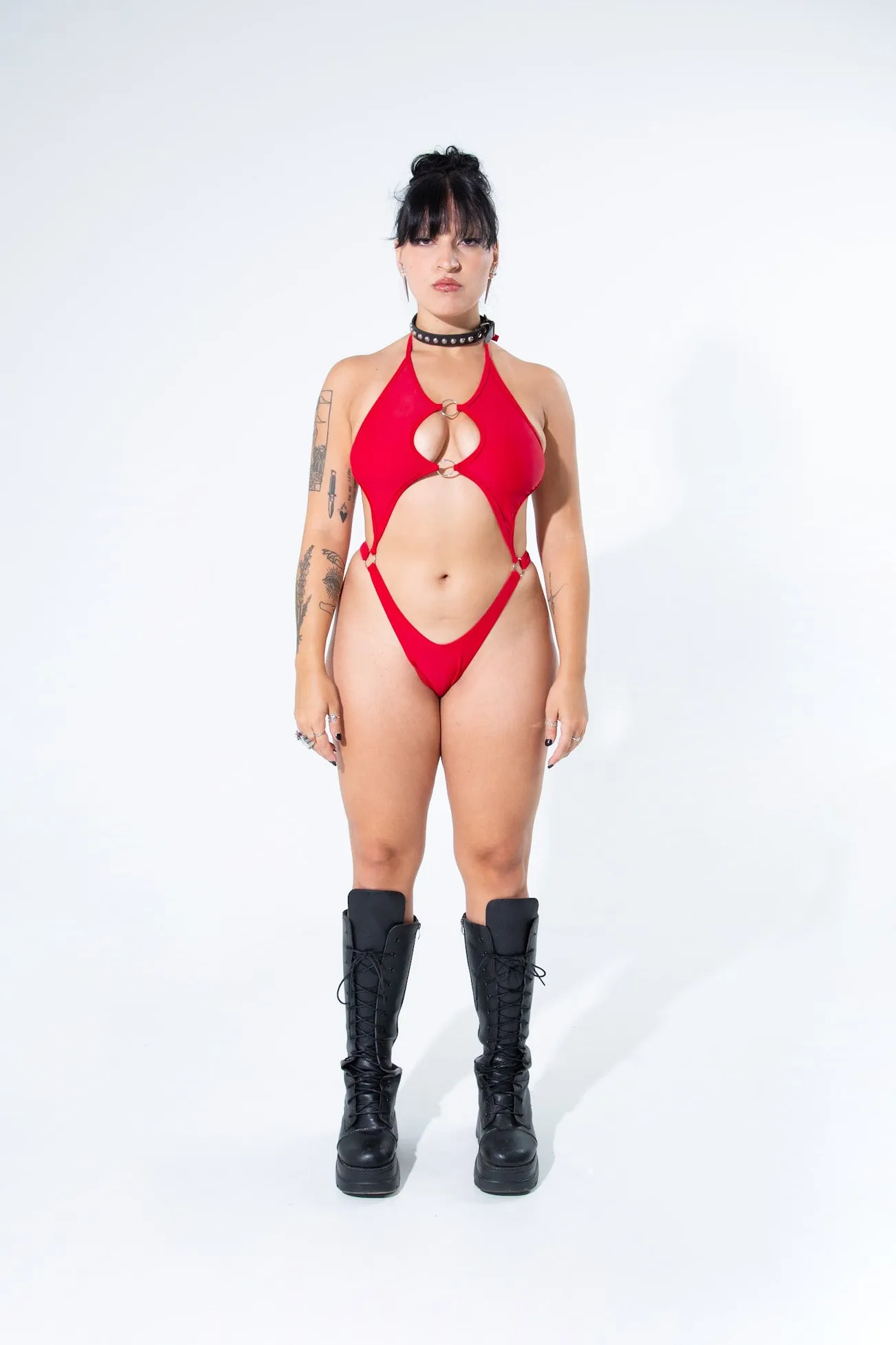 Blood Red Obscure Bodysuit