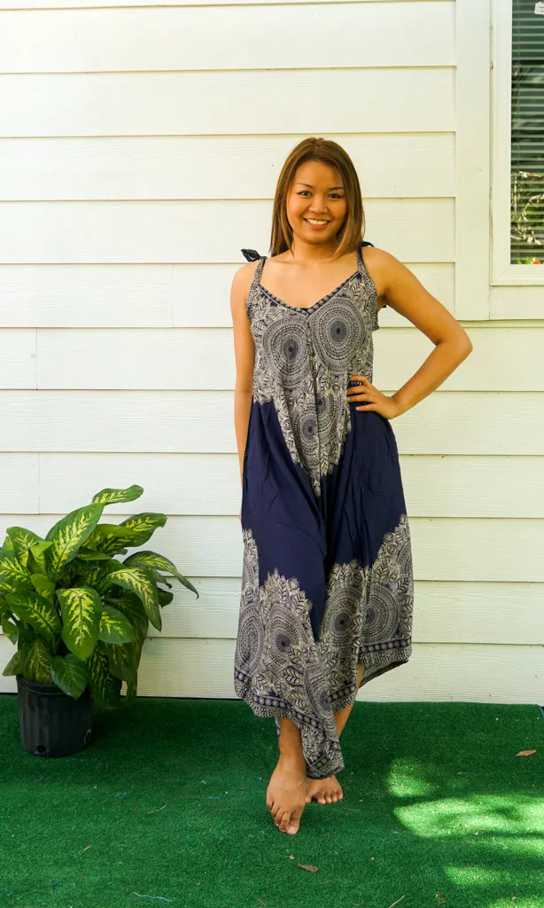 Blue Lotus Mandala Jumpsuit