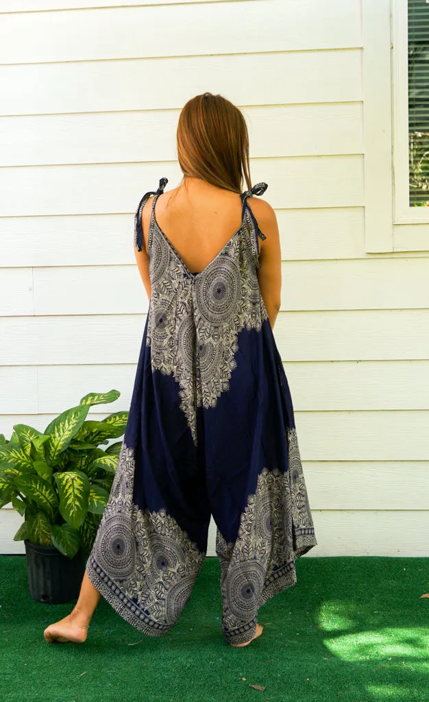 Blue Lotus Mandala Jumpsuit