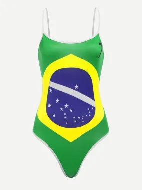 Brazil soccer World Cup bodysuit top