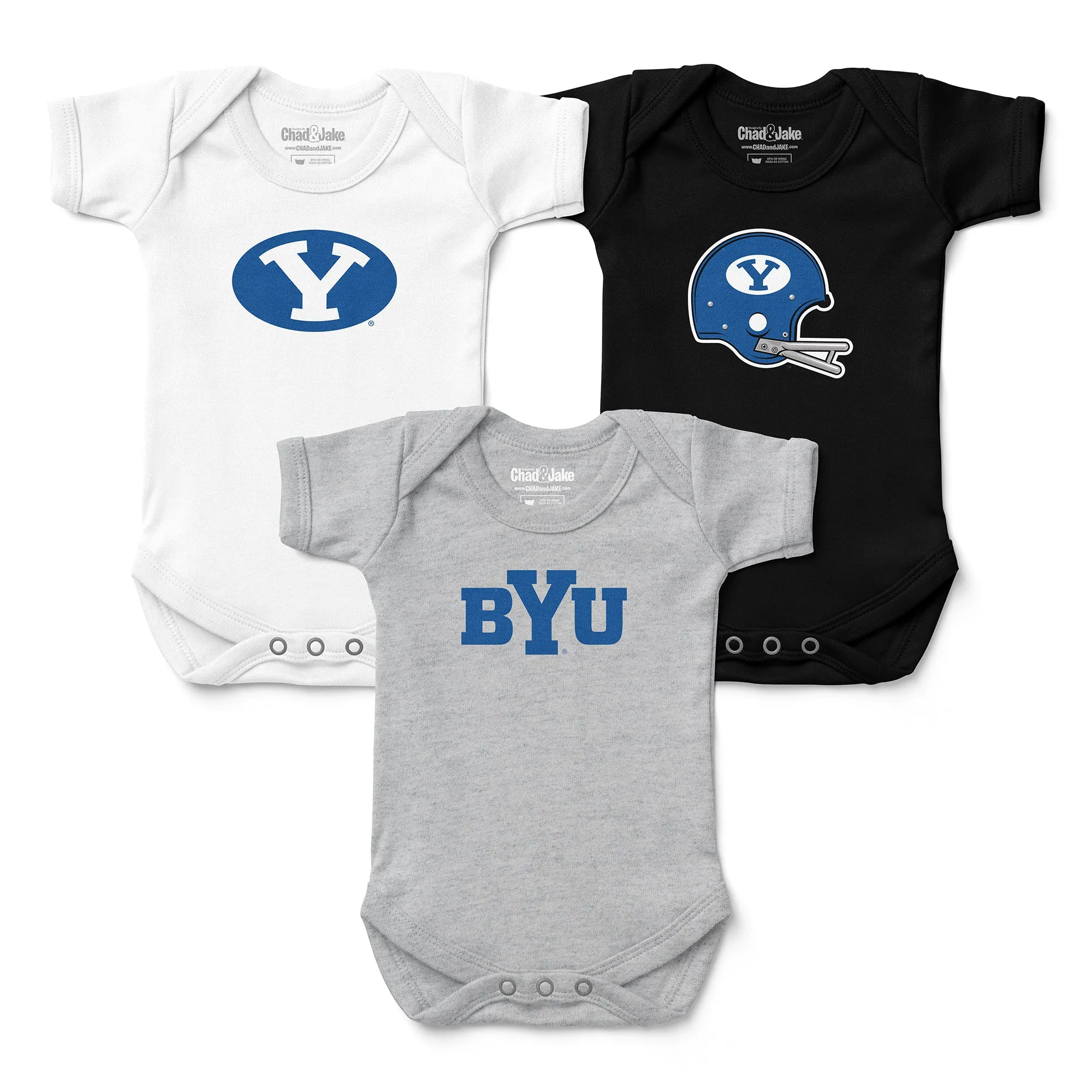 Brigham Young Cougars 3-Pack Bodysuit