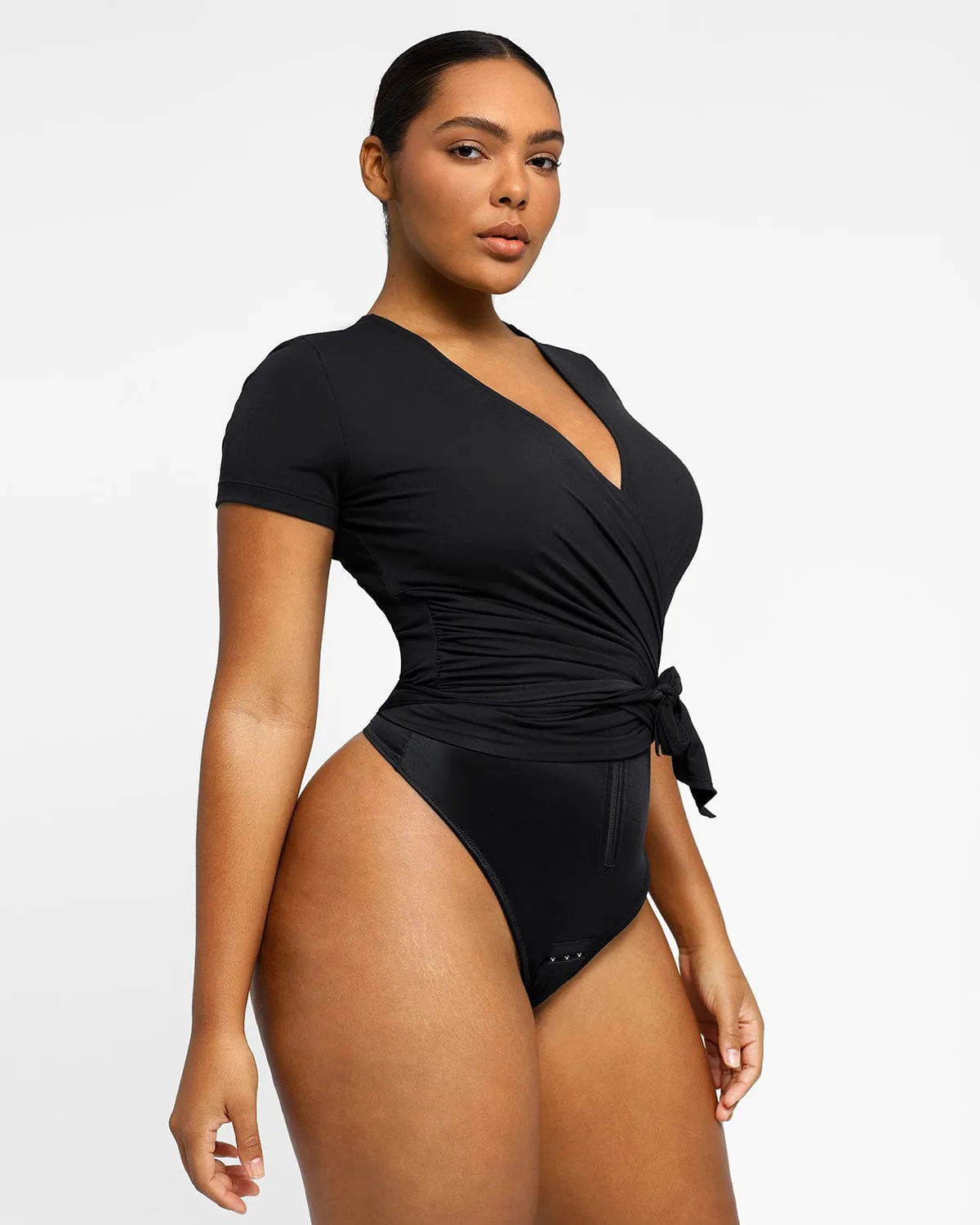 Built-In Shapewear 2-in-1 Cross Strap Top