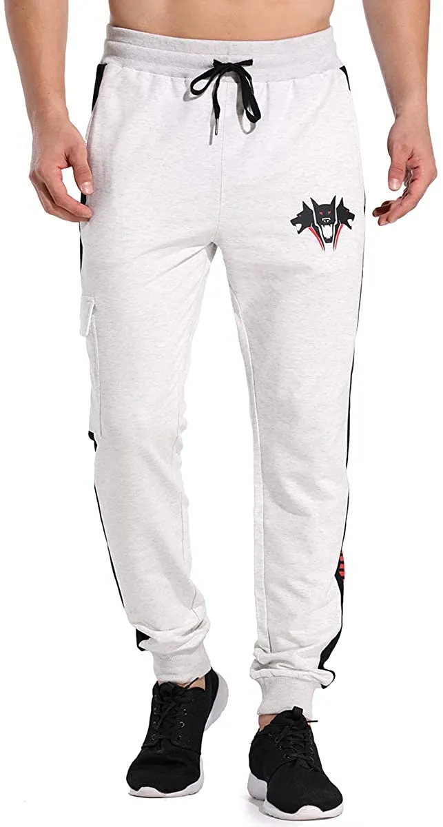 CakCton Herren Jogginghose Sporthose Baumwolle Fitness Slim Fit Hose Freizeithose Sweathose Jogger Streetwear