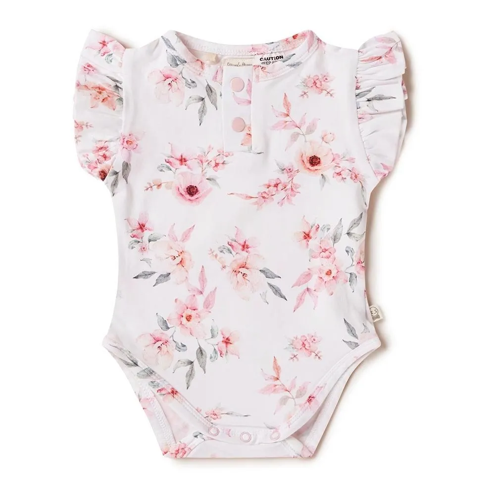 Camille Short Sleeve Organic Bodysuit