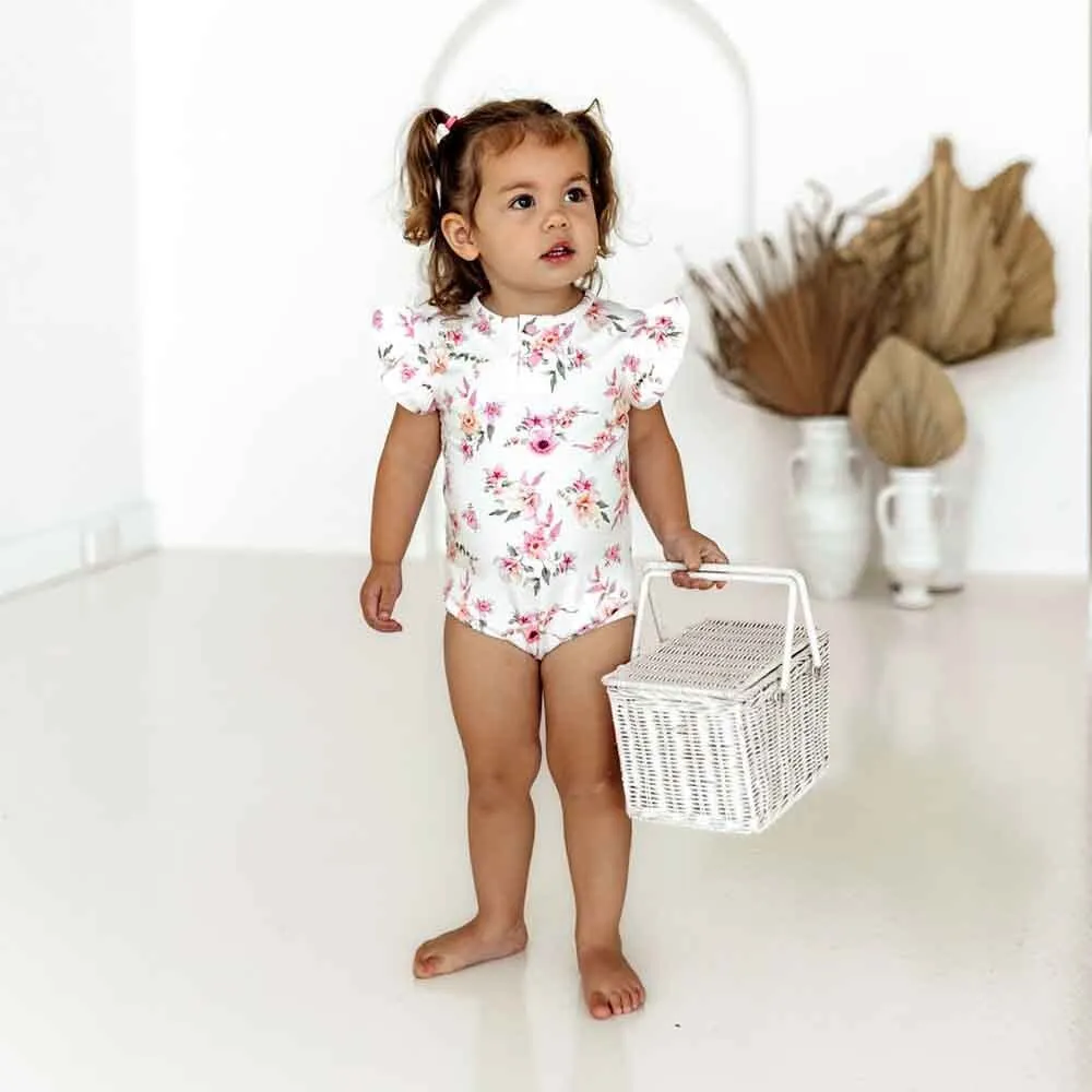 Camille Short Sleeve Organic Bodysuit