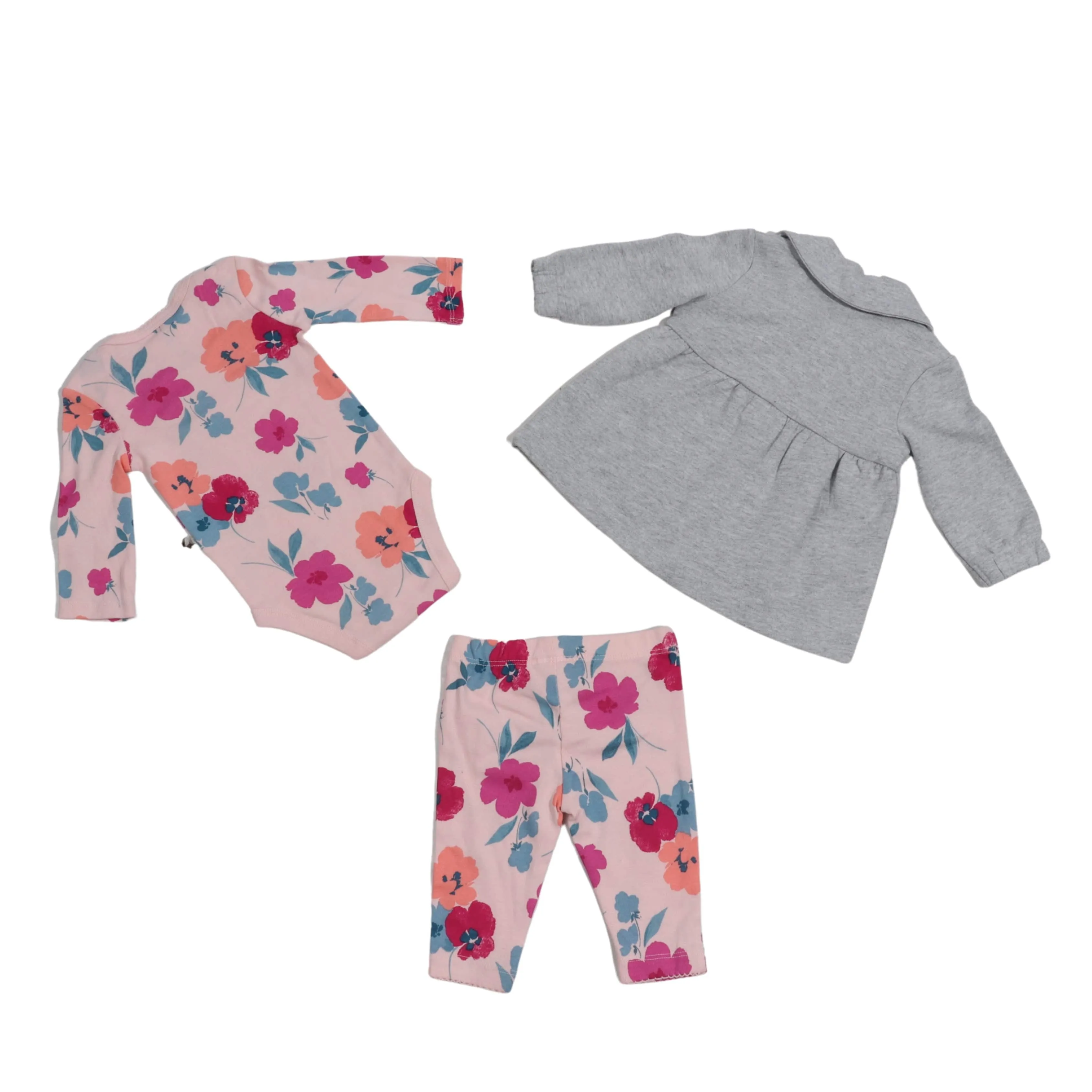 CARTER'S - Baby - Flowered Bodysuit 3 pcs