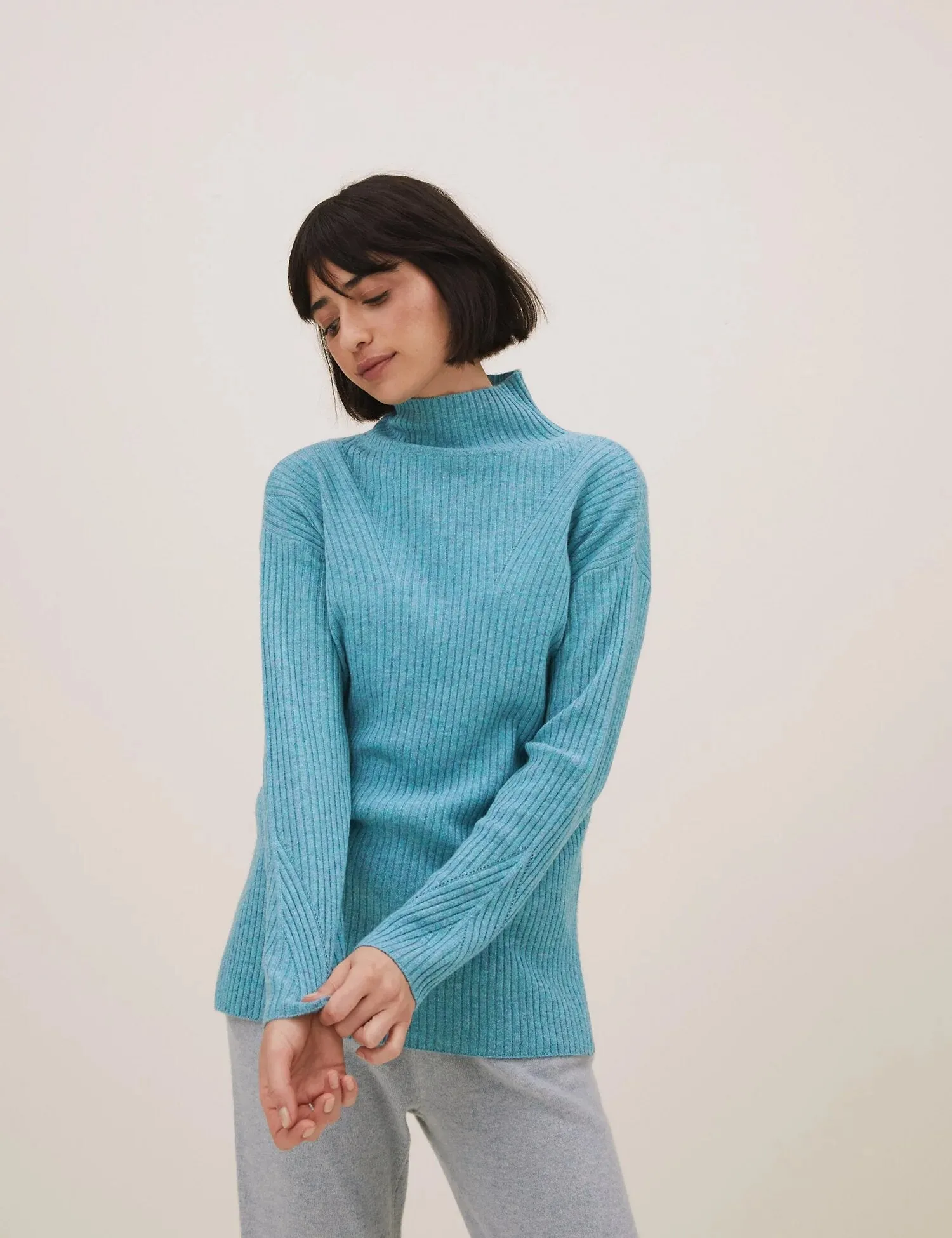 Cashmere Ribbed Jumper