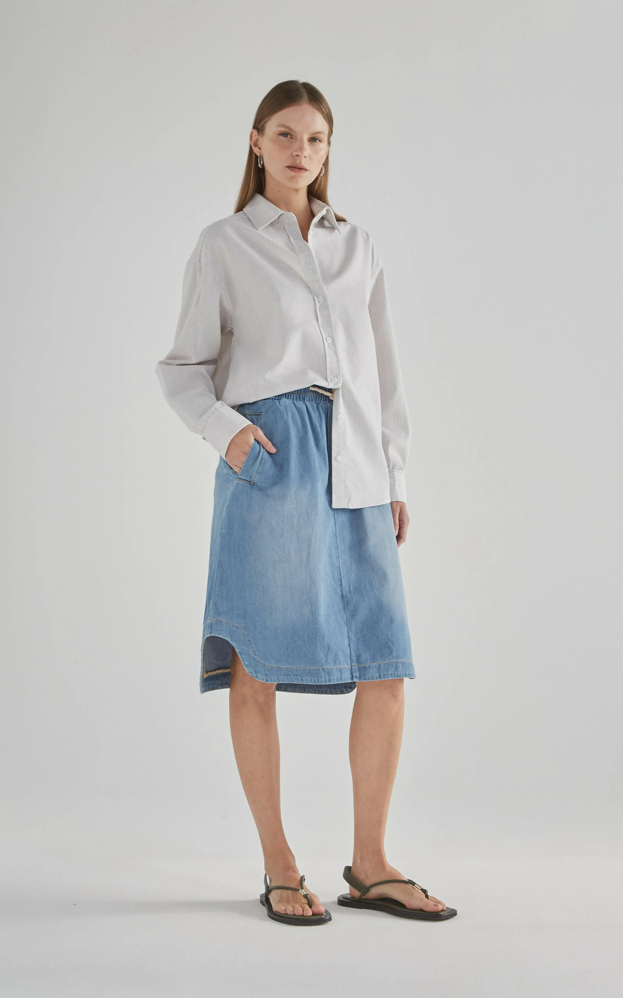 Cecil Rodeo Blue Skirt