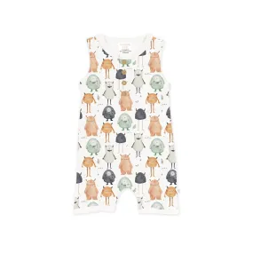 CONFETTI KIDZ SLEEVELESS ROMPER - LITTLE MONSTERS