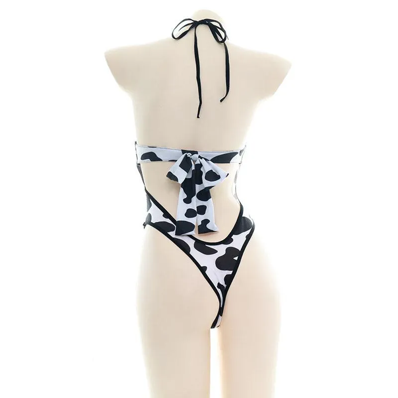 Cow Hollow Chest Bodysuit Swimsuit SD00754